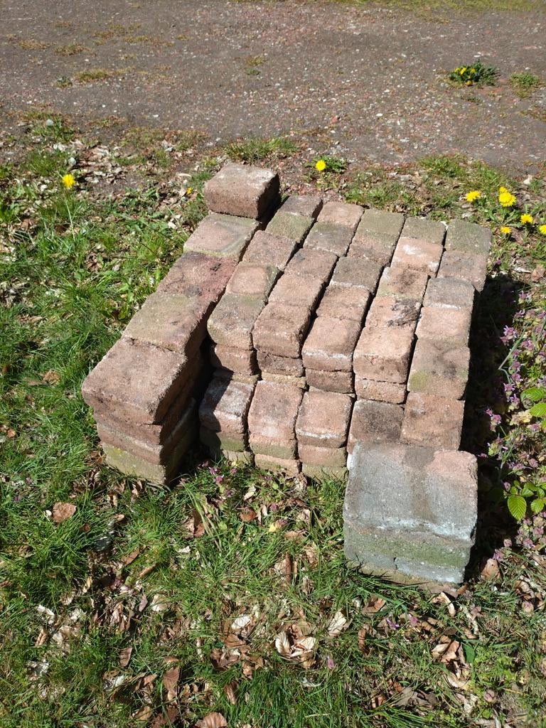 Gebruikte klinkers voor tuin of terras, Tuin en Terras, Ophalen, Gebruikt, Klinkers, Minder dan 5 m²