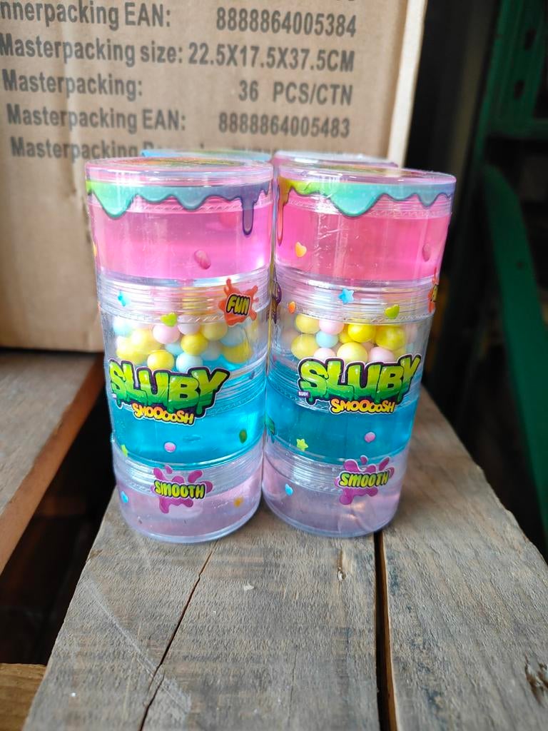 Sluby Slijm - 36 Stuks per Doos - Diverse Kleuren, Onbekend, Nieuw, Ophalen of Verzenden, Sluby