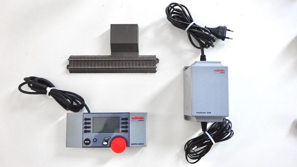 Märklin Mobile Station 60652 - compleet met voeding en rail, Ophalen of Verzenden, Zo goed als nieuw, Märklin, Transformator of Voeding
