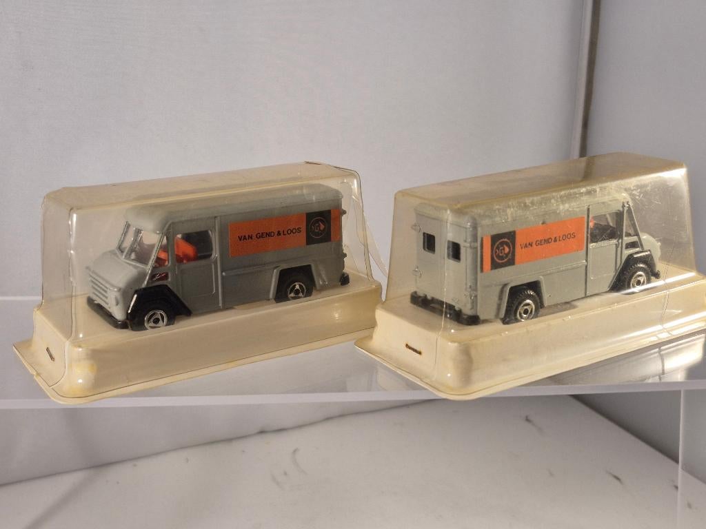 2x Commer "van Gend&Loos 1980 nr.302 Efsi 1:68, Ophalen of Verzenden, Zo goed als nieuw, Bus of Vrachtwagen