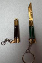 2 Butterfly knives keychain., Ophalen of Verzenden, Zo goed als nieuw