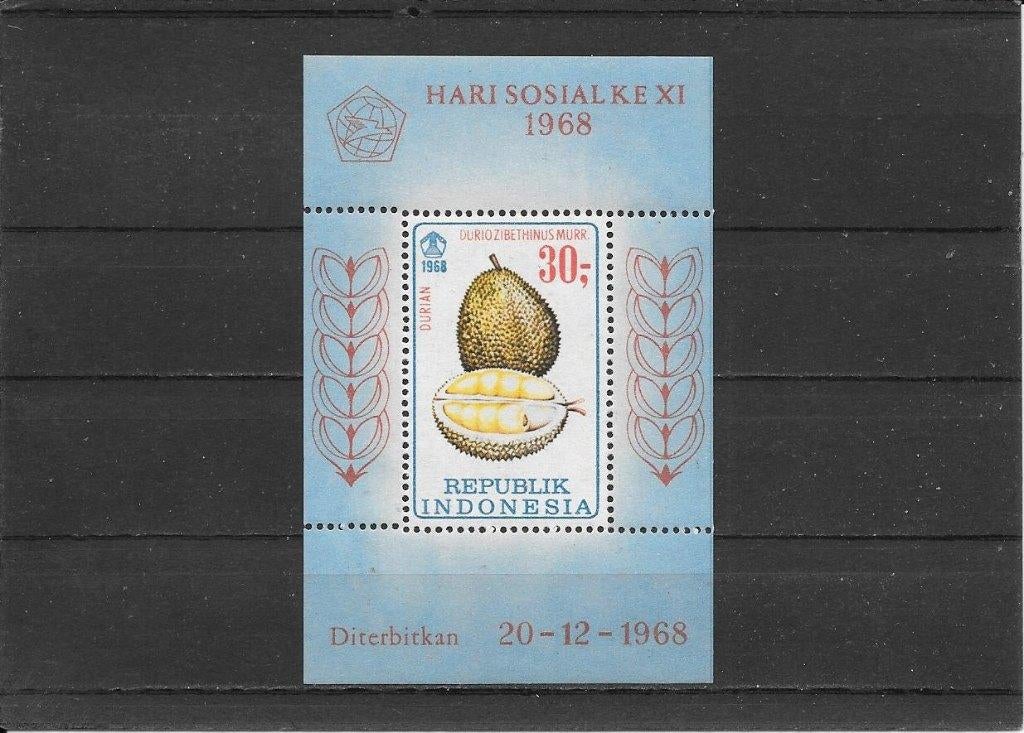 Indonesië vruchten, Ophalen of Verzenden, Postfris, Oost-Azië