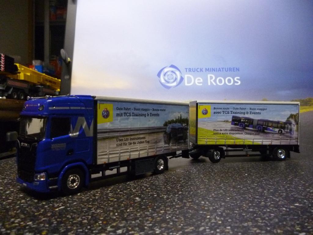 Tekno Scania combi Widmer, Hobby en Vrije tijd, Modelauto's | 1:50, Nieuw, Bus of Vrachtwagen, Tekno, Ophalen of Verzenden