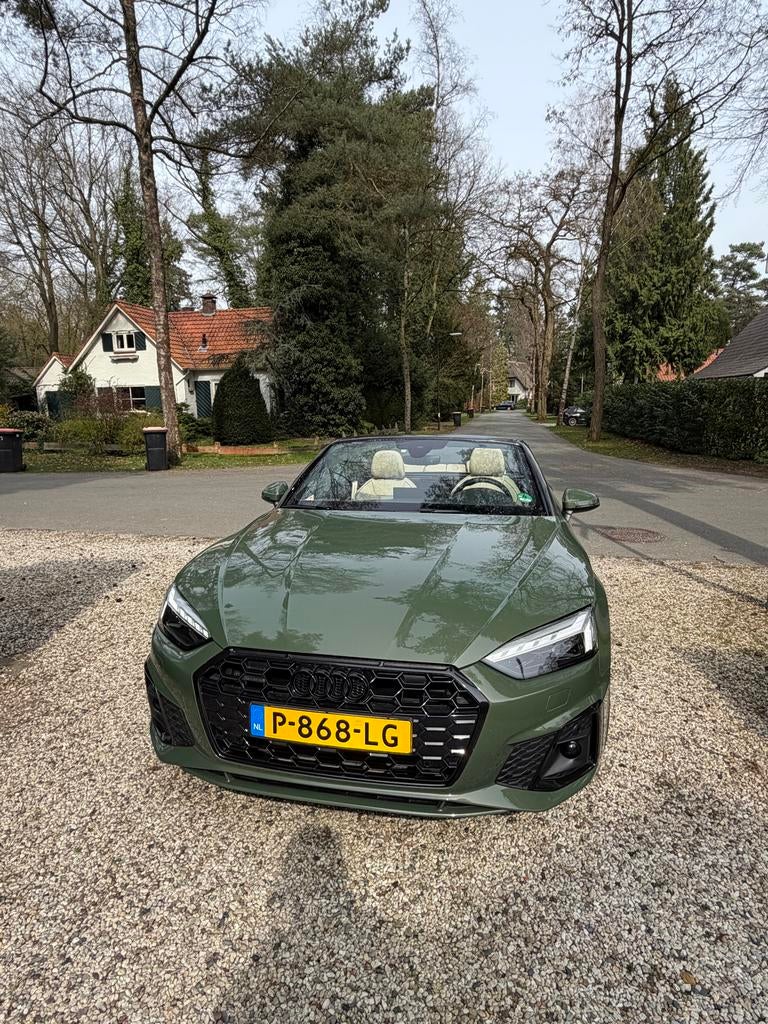 Audi A5 40 Tfsi 204pk Mhev S Tronic Quattro 2021 Groen, Automaat, Beige, 4 stoelen, Vierwielaandrijving