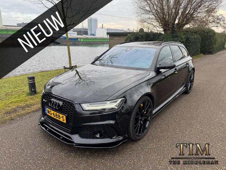 Audi A6 Avant - RS 6 quattro Performance|Soft close|HUD|Pano, Auto's, Audi, Bedrijf, Te koop, RS6, 4x4, ABS, Achteruitrijcamera