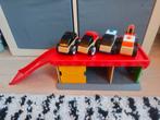 Ikea Lillabo speelgoed garage met 4x auto's, Ophalen, Gebruikt, Overige typen
