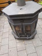 grote 9 kw BARBAS ROSOLO houtkachel allesbrander 100% goed, Ophalen, Gebruikt, Houtkachel, Vrijstaand