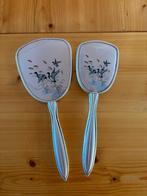 Spiegel en haarborstel voor op kaptafel motief wilde eenden, Ophalen of Verzenden, Overige vormen, Minder dan 50 cm, Minder dan 100 cm