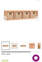 Wand kast met 4 mandjes nieuw in doos, Huis en Inrichting, Kasten | Ladekasten, Ophalen, Nieuw, 50 tot 100 cm, Minder dan 100 cm
