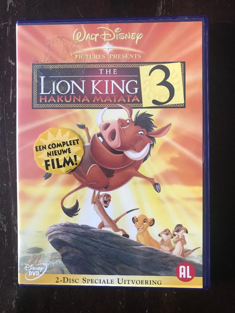 Walt Disney The Lion King 3 Hakuna Matata ( 2 DVD Box ), Cd's en Dvd's, Dvd's | Tekenfilms en Animatie, Europees, Tekenfilm, Alle leeftijden