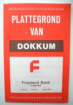 Zoldervondst: plattegrond van de stad Dokkum 55-60 jaar oud, Boeken, Overige atlassen, Ophalen of Verzenden, Zo goed als nieuw