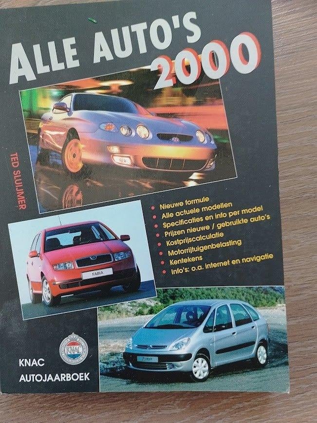 Autojaarboek Alle auto's 2000. Uitgever KNAC, Boeken, Ophalen of Verzenden, Nieuw, Algemeen