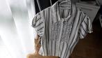 wit/grijs/zwart gestreepte blouse maat 38/40/42 korte mouw, Maat 38/40 (M), Overige kleuren, Ophalen of Verzenden, Trend One