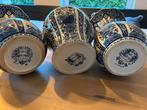 Set van 3 Boch Delfts Blauw vazen - Royal Sphinx, Antiek en Kunst, Ophalen of Verzenden