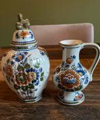 Delfts aardewerk setje polychroom, Ophalen of Verzenden