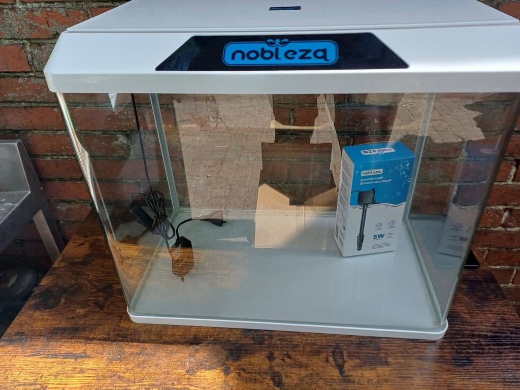 Aquarium, Ophalen, Leeg aquarium