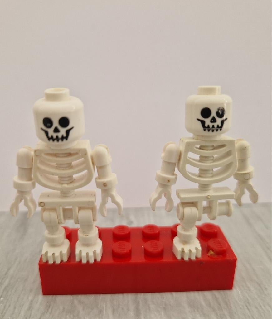 Lego minifig Skelet wit, Ophalen of Verzenden