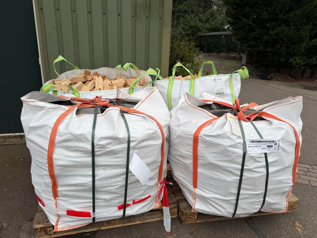 Kachelhout / Openhaardhout - Diverse houtsoorten, Tuin en Terras, Haardhout, 3 tot 6 m³, Ophalen, Overige houtsoorten, Blokken