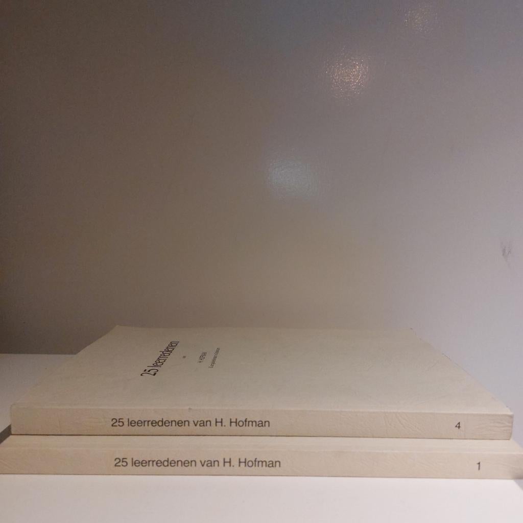 25 leerredenen van ds. H. Hofman deel 1 en 4, Boeken, Ophalen of Verzenden, Gelezen, Ds. H. Hofman, Christendom | Protestants