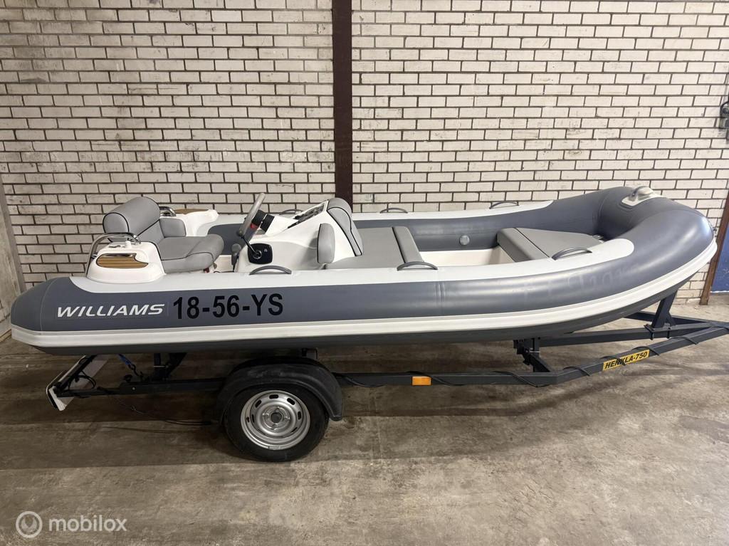🔥 Williams Turbojet 385 – Snel compact en luxe tender!, Gebruikt, Sales@williamsjettenders.com, Williams, 70 tot 120 pk