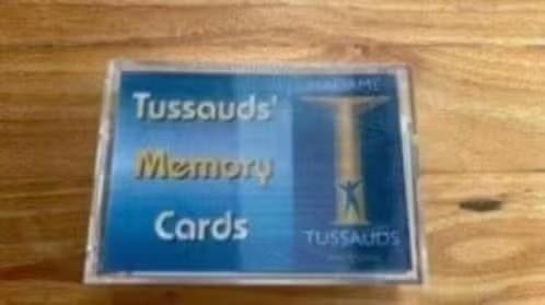Memory cards madame Tussauds Amsterdam, Ophalen of Verzenden, Zo goed als nieuw