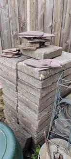 Gratis 30*30 tegels, Tuin en Terras, Ophalen, Gebruikt, Beton, Terrastegels