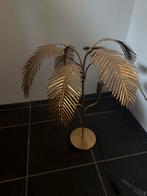Gouden metalen palmboom lamp - sfeervolle vloerlamp, Ophalen, Gebruikt, Metaal, 100 tot 150 cm