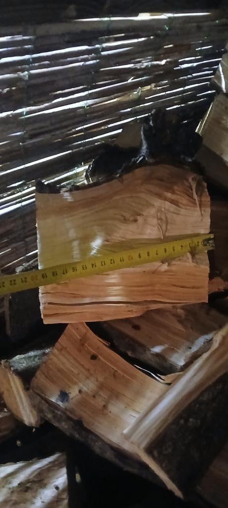 Geklooft elzenhout, Tuin en Terras, Minder dan 3 m³, Ophalen, Elzenhout, Blokken