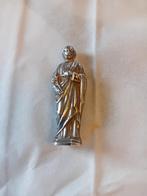 antiek zilver beeldje sint jozef 1900 frankrijk, Antiek en Kunst, Ophalen of Verzenden