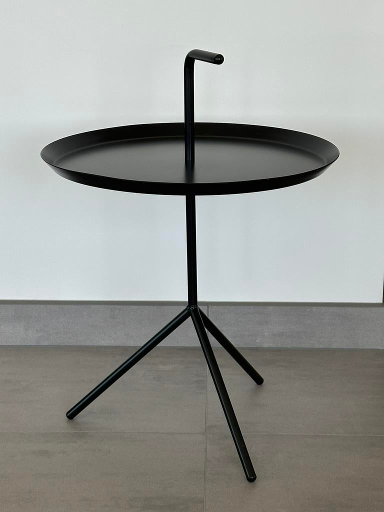 HAY DLM XL bijzettafel, Huis en Inrichting, Ophalen, Gebruikt, Rond, Metaal of Aluminium