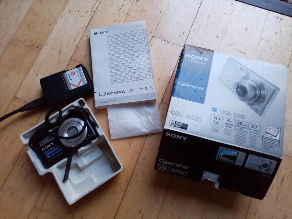Sony cybetshot  DSC-W530 kompleet in doos, Ophalen, 14 Megapixel, Gebruikt, Compact