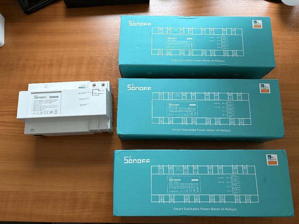 Sonoff SPM-Main + 3x Sonoff SPM-4Relay, Ophalen of Verzenden, Nieuw, Schakelaar