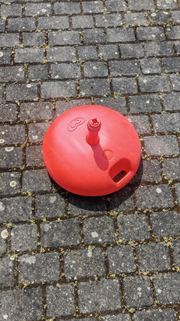 Ola parasolvoet rood, Tuin en Terras, Parasols, Ophalen, Minder dan 1 meter, Parasolvoet