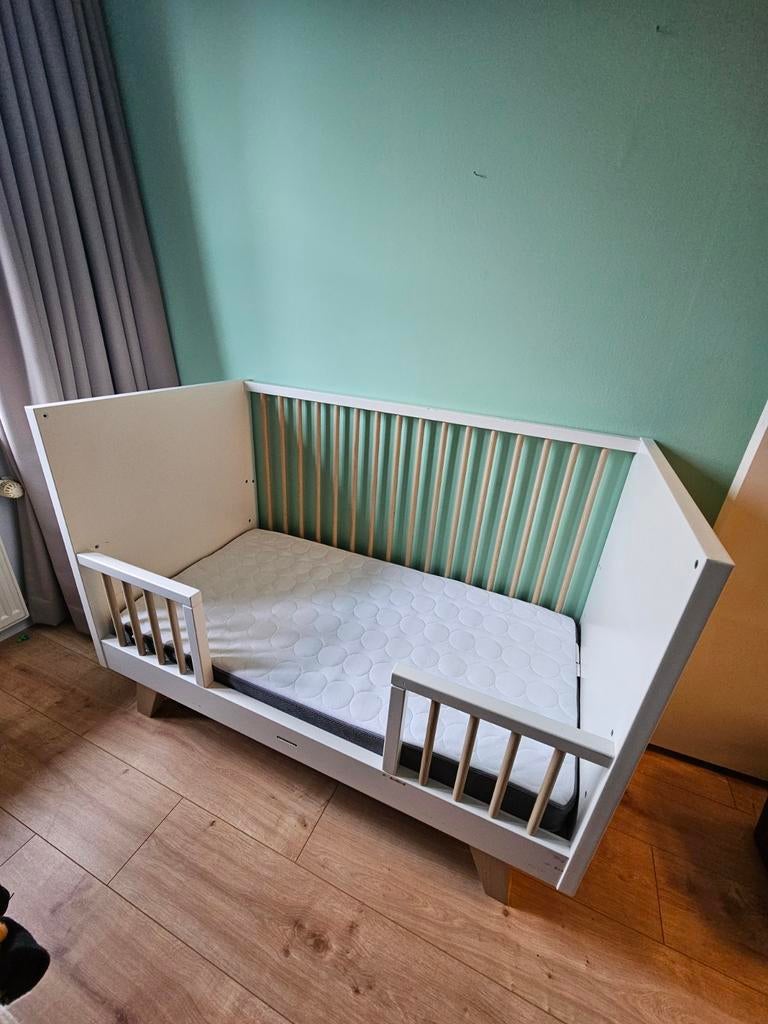Kidsmill lars ledikant en commode, Ophalen, Gebruikt, Minder dan 140 cm, Minder dan 70 cm