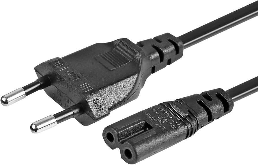 IEC C7 netsnoer 1 meter – figure 8 kabel – voedingskabel, Audio, Tv en Foto, Audiokabels en Televisiekabels, Ophalen, Nieuw, Minder dan 2 meter