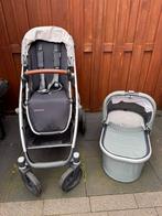 UPPAbaby Vista V2 set | reiswieg, buggy, autostoel + extra’s, Kinderen en Baby's, Gebruikt, Combiwagen, Verstelbare duwstang, Ophalen