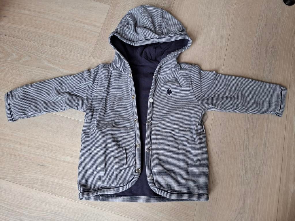 Noppies babyjasje / vestje omkeerbaar maat 56, Jongetje of Meisje, Ophalen of Verzenden, Zo goed als nieuw, Jasje