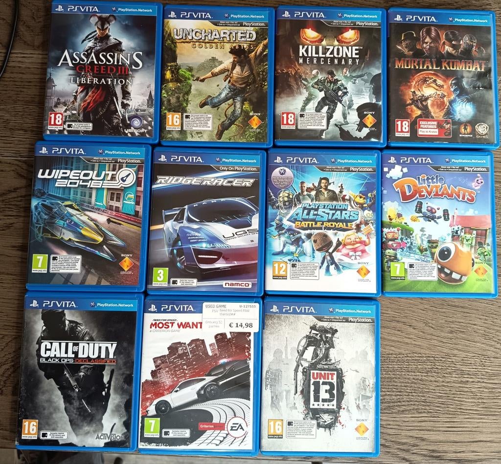 Ps Vita spellen - 11 Top Titels, Online, Gebruikt, Overige genres, 1 speler