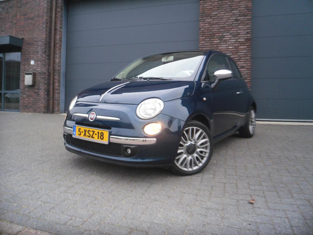 Fiat 500 Twinair C 2014 Panoramadak Clima Leer LM Velgen, Auto's, Fiat, Bedrijf, ABS, Airbags, Airconditioning, Boordcomputer