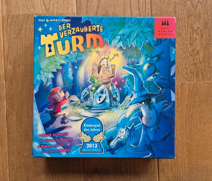 De Betoverde Toren bordspel (vanaf 5 jaar), Hobby en Vrije tijd, Gezelschapsspellen | Bordspellen, Zo goed als nieuw, Een of twee spelers