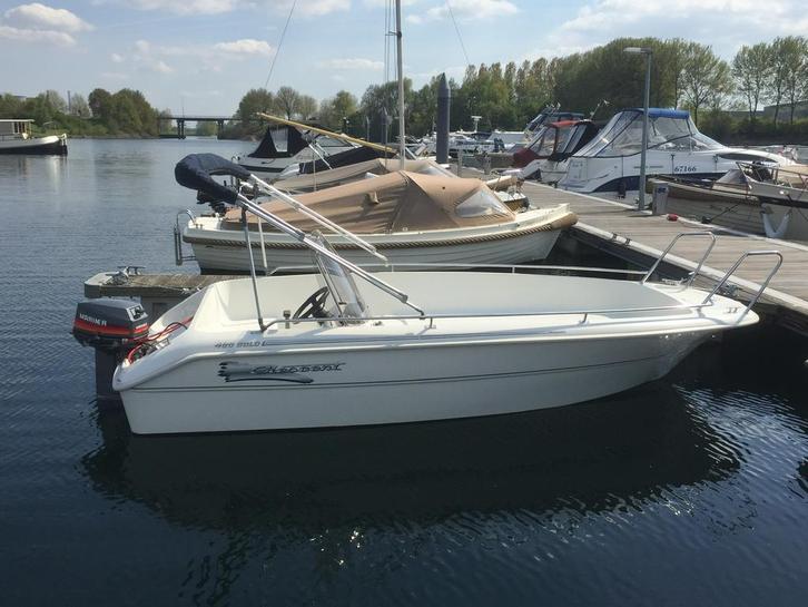 Mooie Crescent 480 Solo Consoleboot 25pk compleet vaarklaar, Watersport en Boten, Accessoires en Onderhoud, Zo goed als nieuw