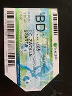 TICKET FC ZWOLLE-SPARTA 04-05, Ophalen of Verzenden, Zo goed als nieuw, Overige binnenlandse clubs, Overige typen