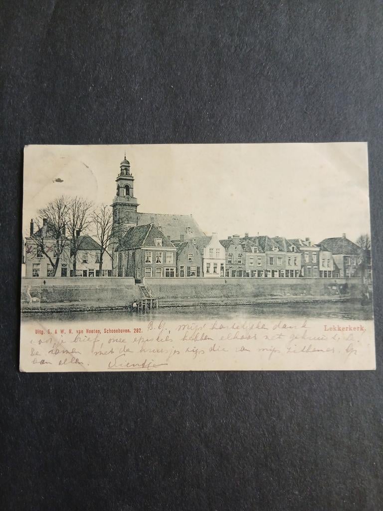 Lekkerkerk,  gelopen 1903, Ophalen of Verzenden, Voor 1920, Gelopen, Zuid-Holland