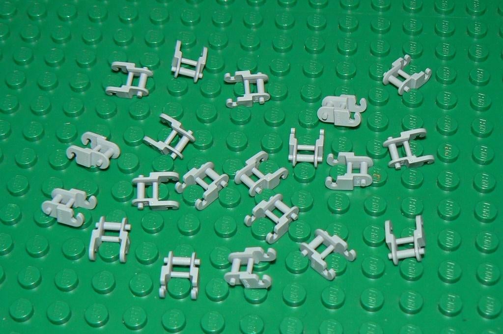 L875 Technic rupsband schakels nieuwe kleur licht grijs 20 s, Lego, Nieuw, Ophalen of Verzenden, Technic