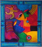 Org. Schilderij Clemens Briels-"El Intercambio de Opiniones", Ophalen