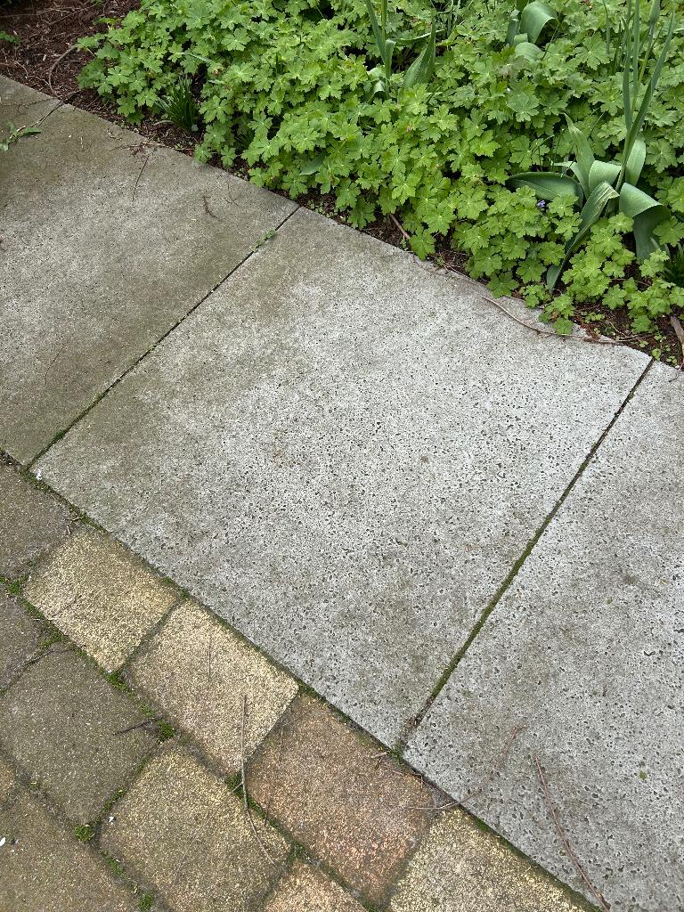 Betonnen tegels 1x1, Tuin en Terras, Tegels en Klinkers, Ophalen, Gebruikt, 5 tot 10 m², Beton