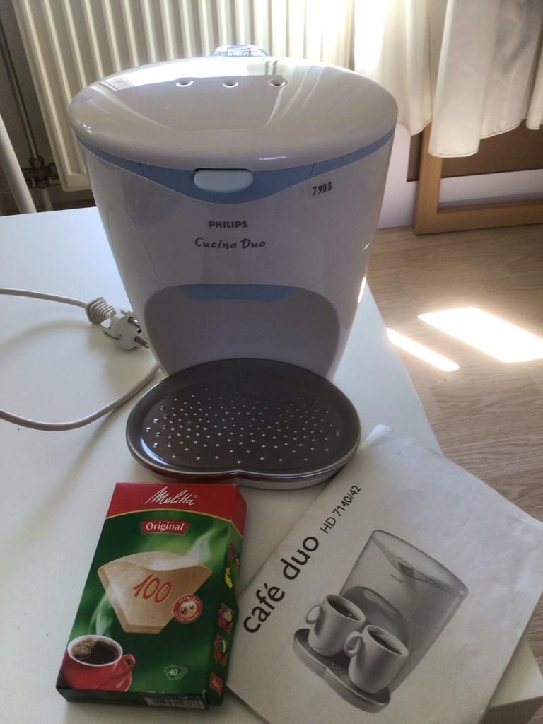Philips Cucina Duo Koffiezetapparaat - Zo goed als nieuw, Ophalen, Zo goed als nieuw