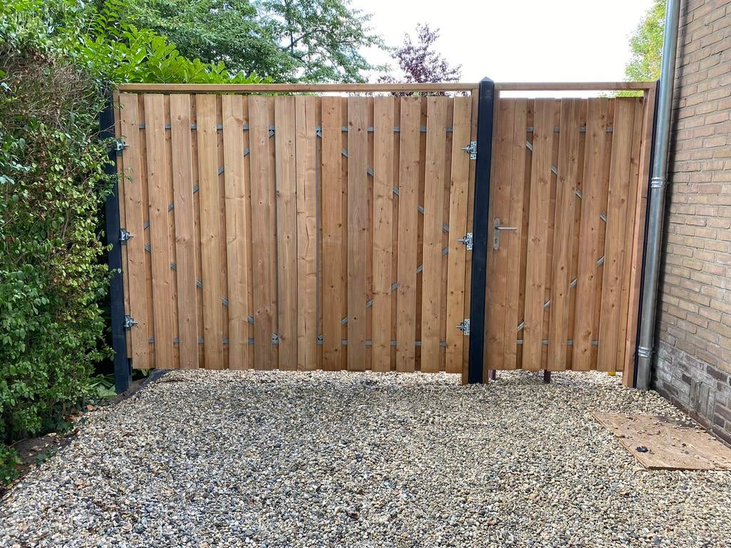 Nette poort 252cm exclusief de loopdeur, Tuin en Terras, Ophalen, 1 tot 2 meter, Minder dan 3 meter, Zo goed als nieuw