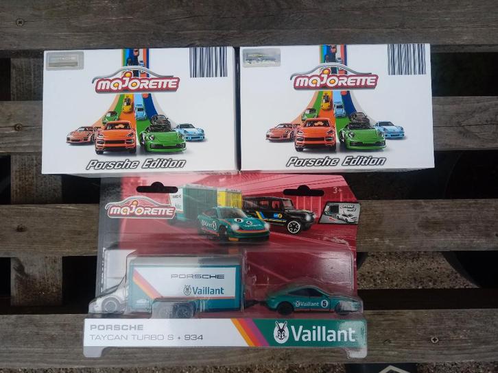 Porsche Set Majorette, Hobby en Vrije tijd, Modelauto's | Overige schalen, Nieuw, Auto, Ophalen