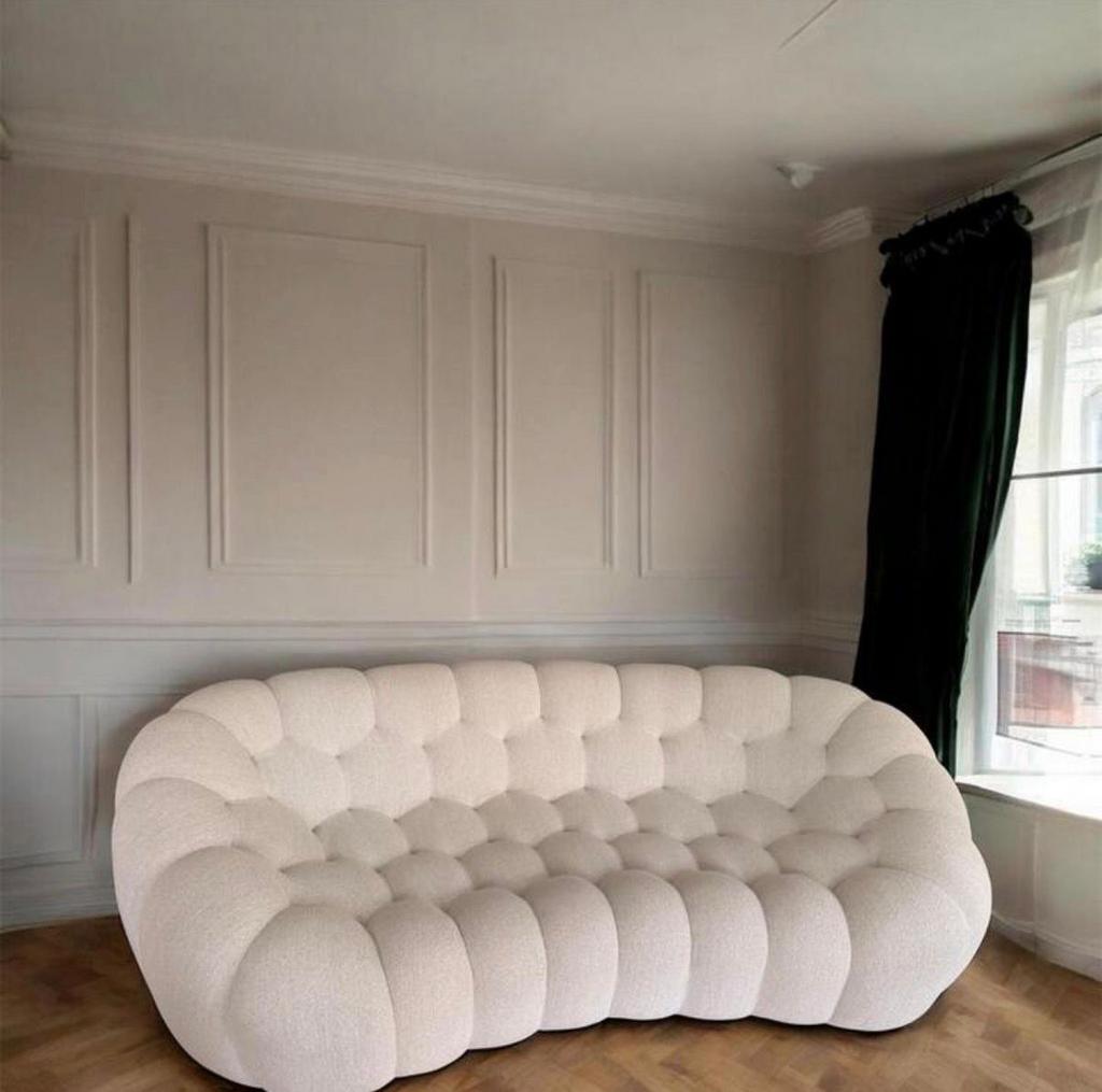 Roche Bobois bubble 2  Curved 3/4 seat sofa, Ophalen of Verzenden, Zo goed als nieuw, Tweepersoons